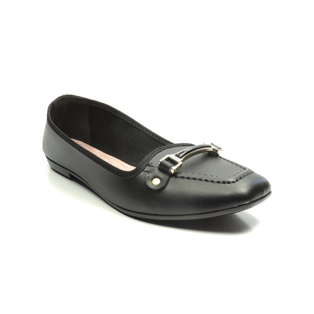 Sapatilha Feminina Moleca Bico Quadrado Preto 3