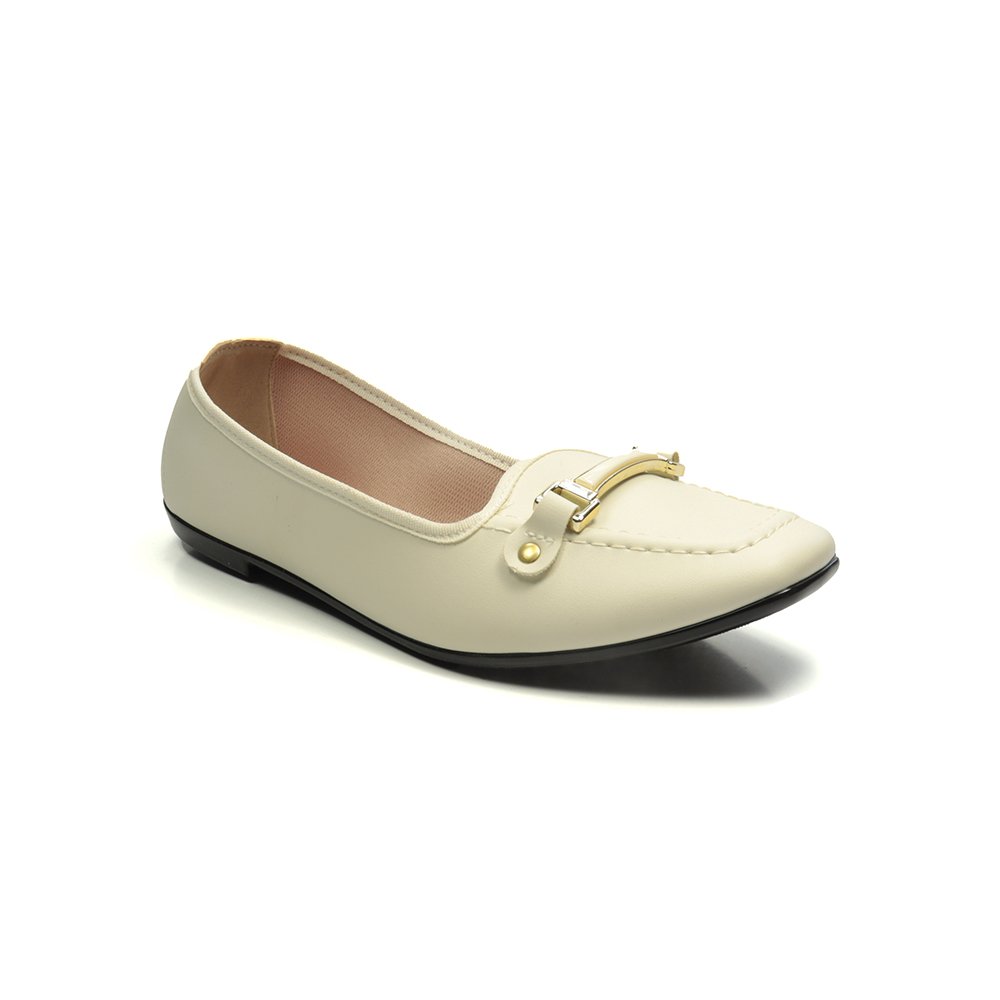 Sapatilha Feminina Moleca Bico Quadrado Branco 3