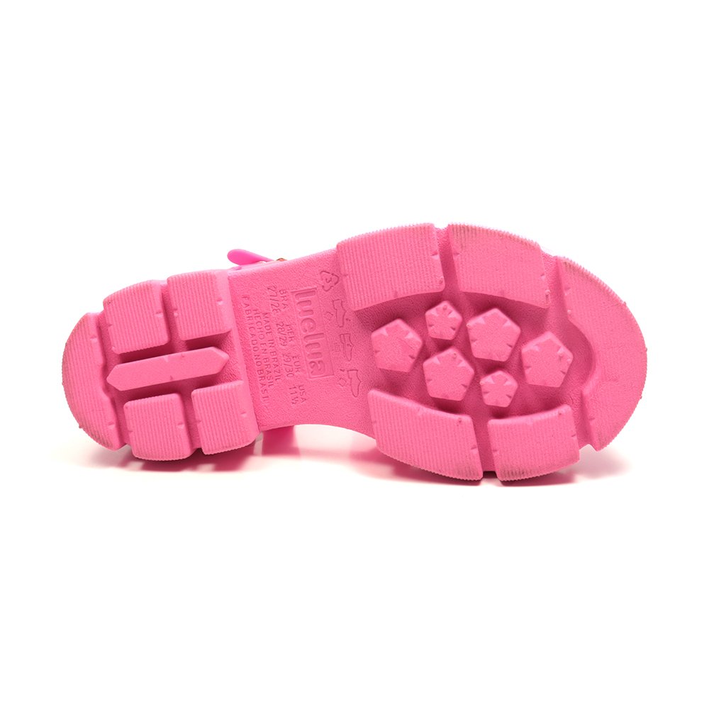 Sandália Infantil Menina Luelua Flatform Rosa 4