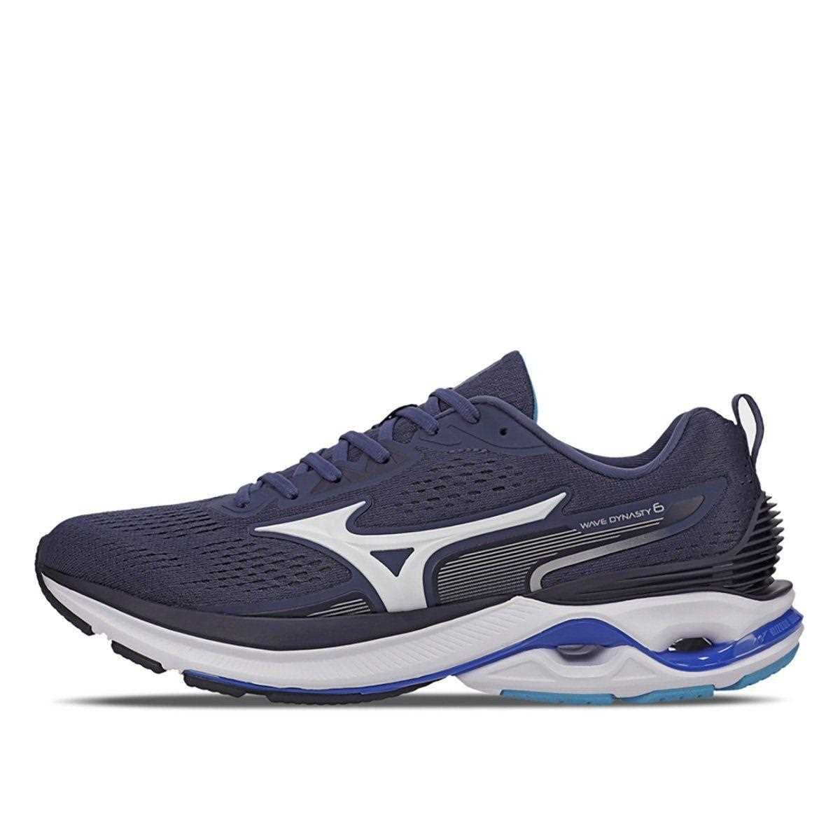 Tênis Masculino Mizuno Wave Dynasty 6 Azul 2
