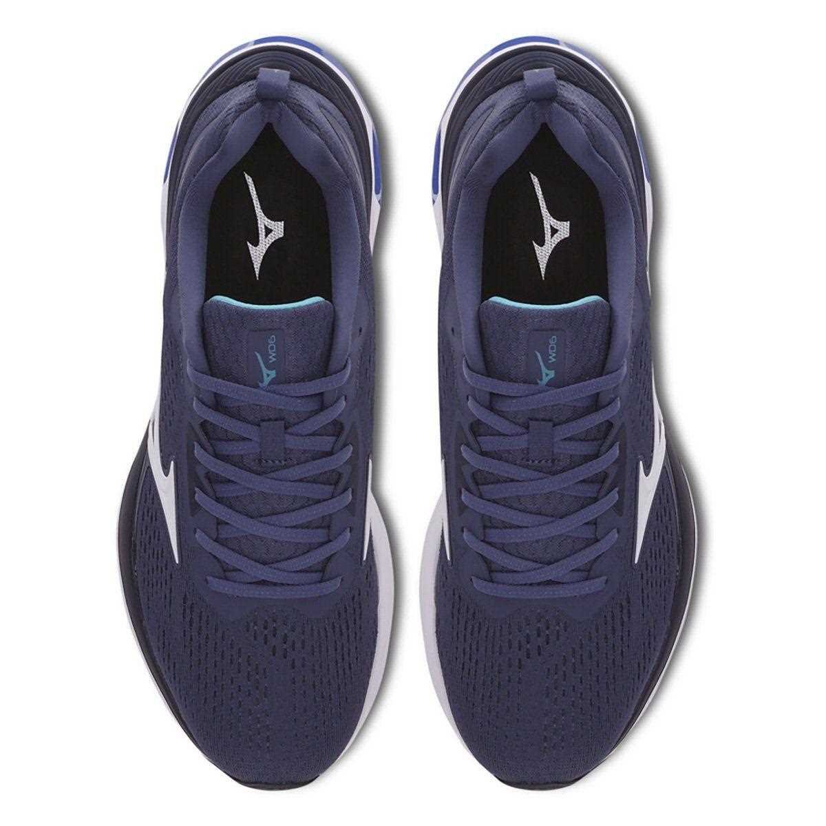 Tênis Masculino Mizuno Wave Dynasty 6 Azul 4