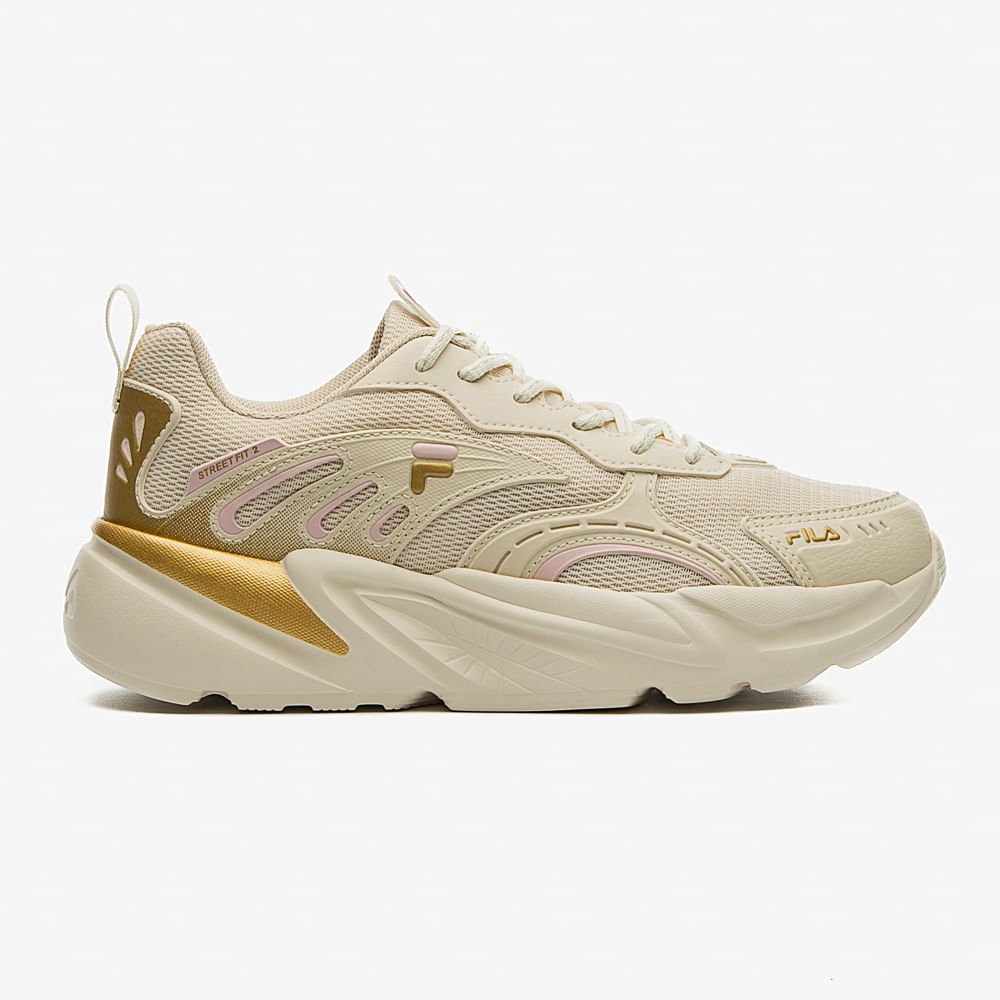 Tênis Feminino Fila Street Fit 2 Bege 1