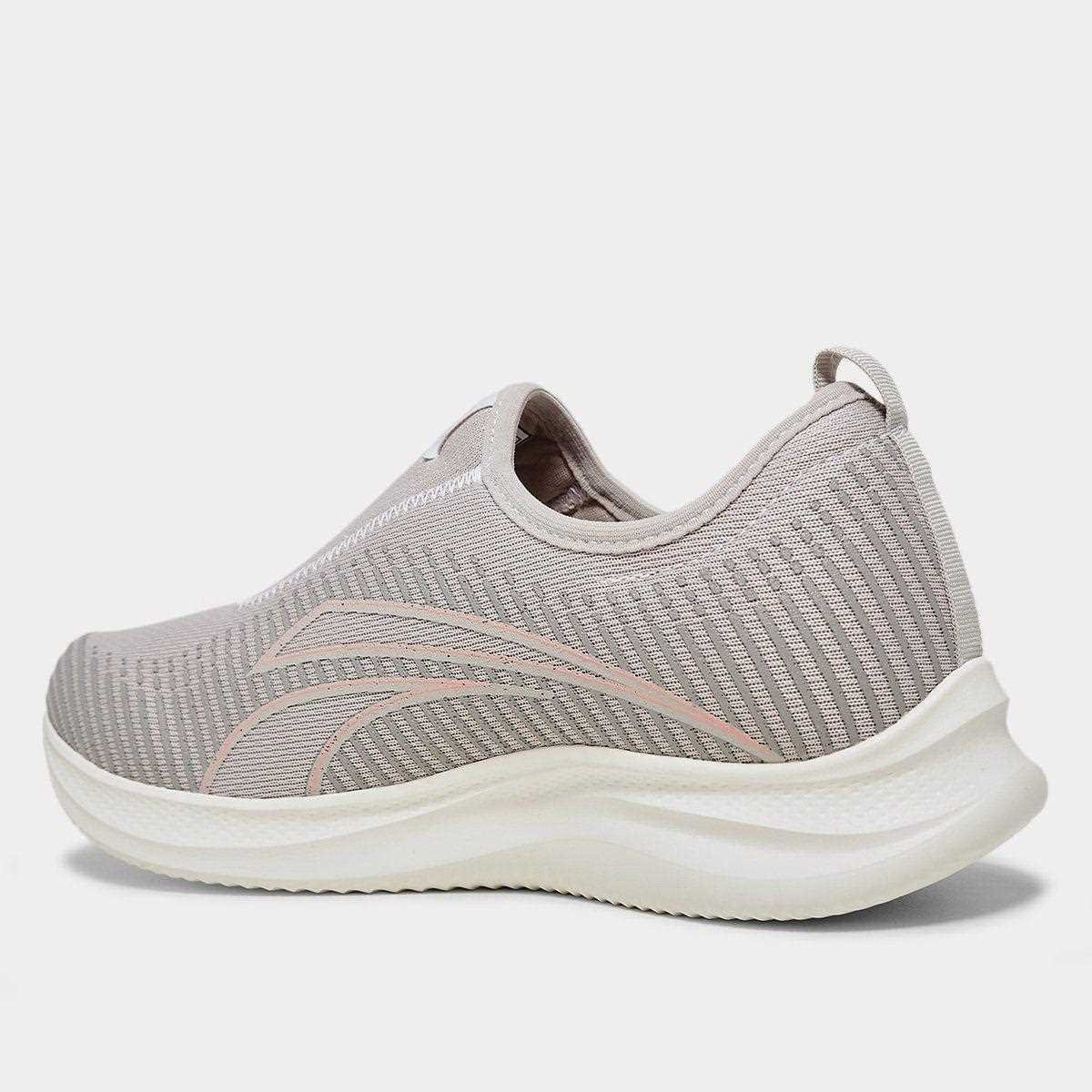 Tênis Feminino Kolosh Calce Fácil SlipOn Cinza 4