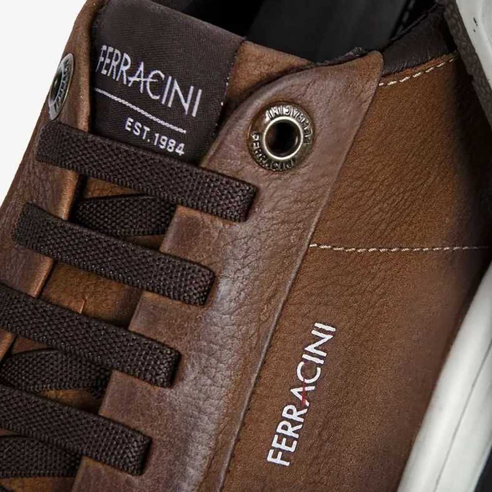 Sapatênis Masculino Ferracini Ziper Lateral Marrom 4