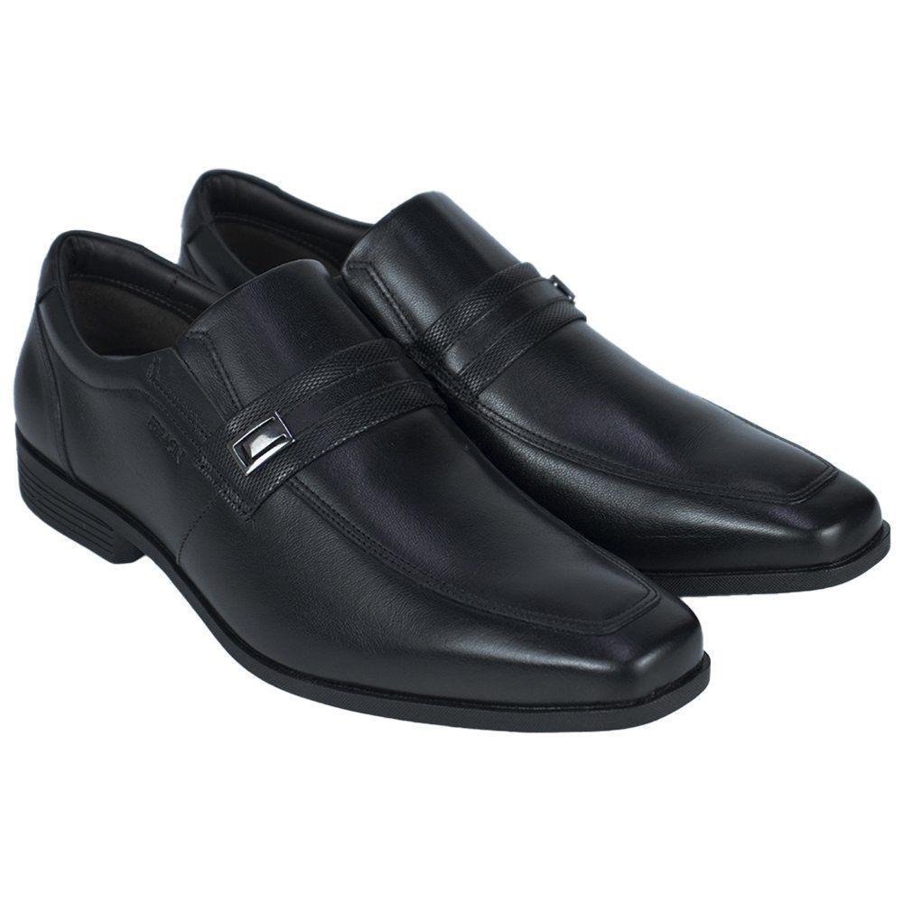 Sapato Masculino Ferracini London Bico Quadrado Preto 2