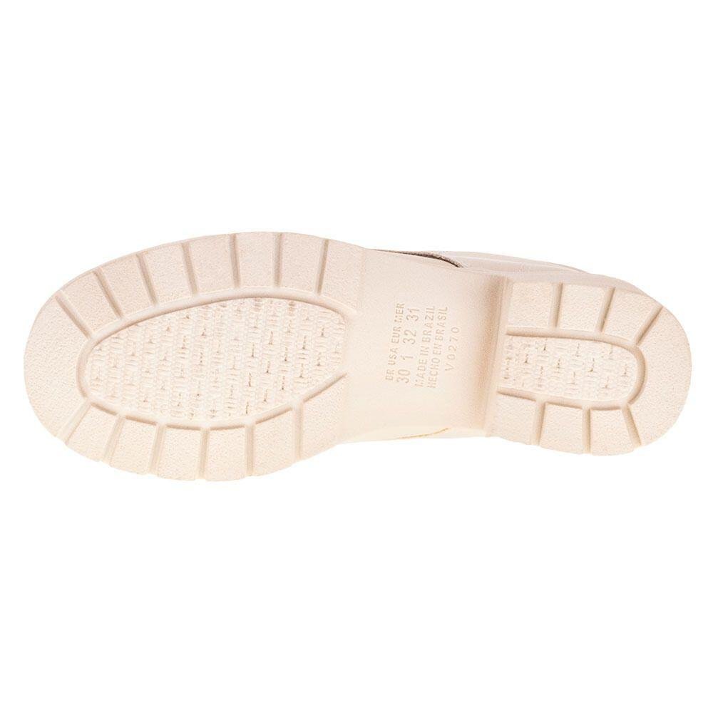 Bota Infantil Menina Pink Cats Coturno Branco 4