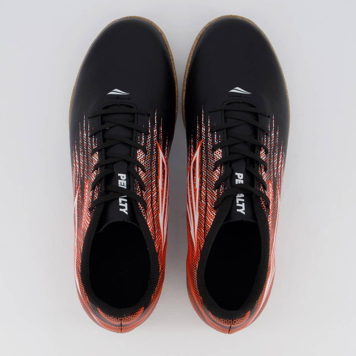 Chuteira Futsal Penalty Tornado Preto 4