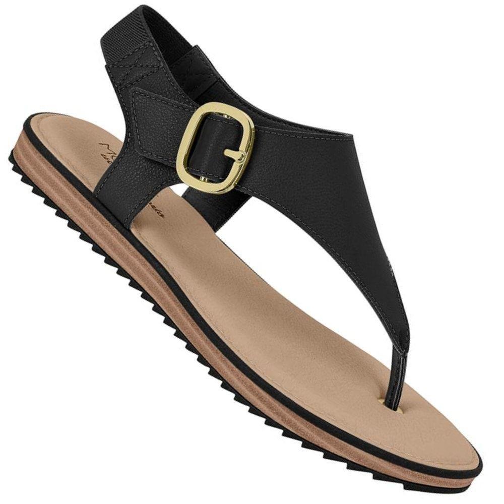 Sandália Feminina Modare Elástico Calcanhar Preto 3