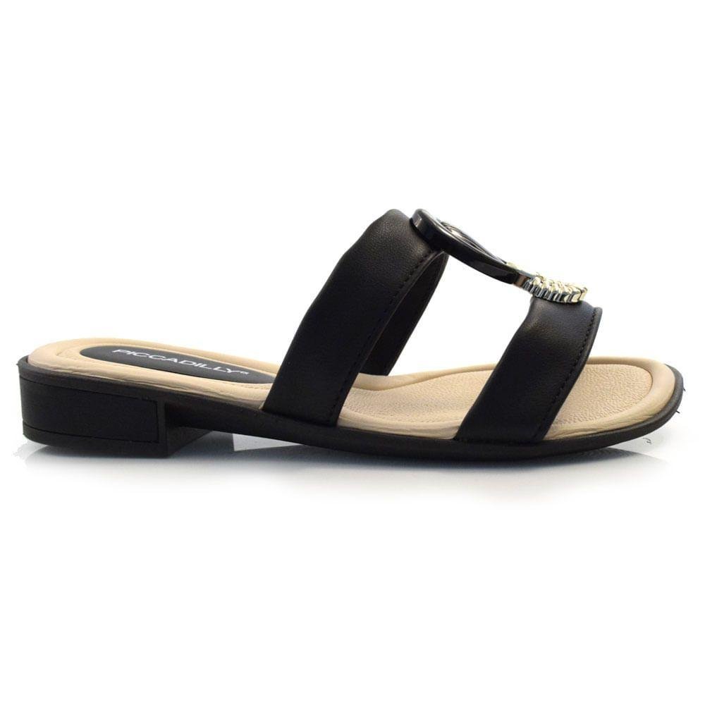 Tamanco Feminino Piccadilly Casual Preto 3