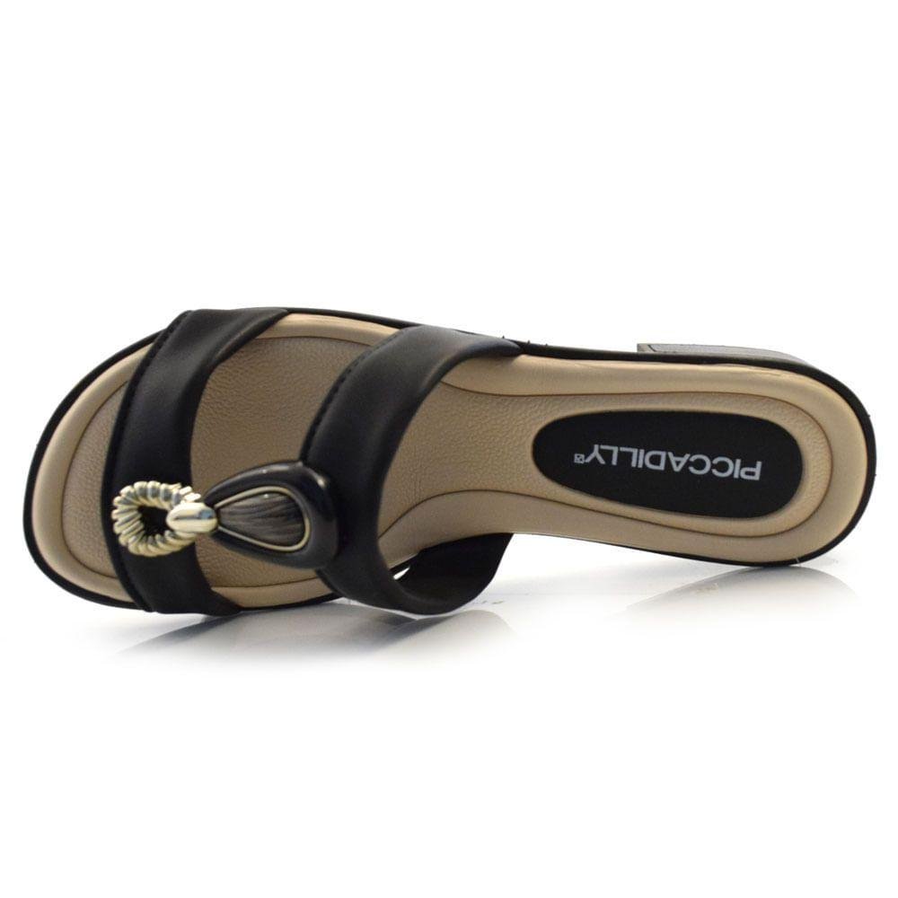 Tamanco Feminino Piccadilly Casual Preto 6