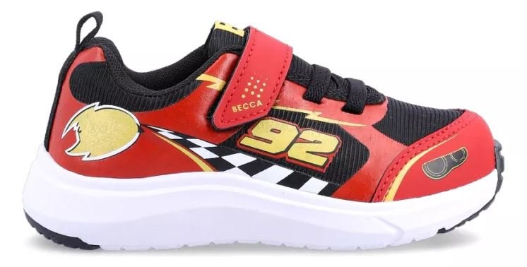 Tênis Bb Menino Batatinha (tie) Casual Vermelho 2