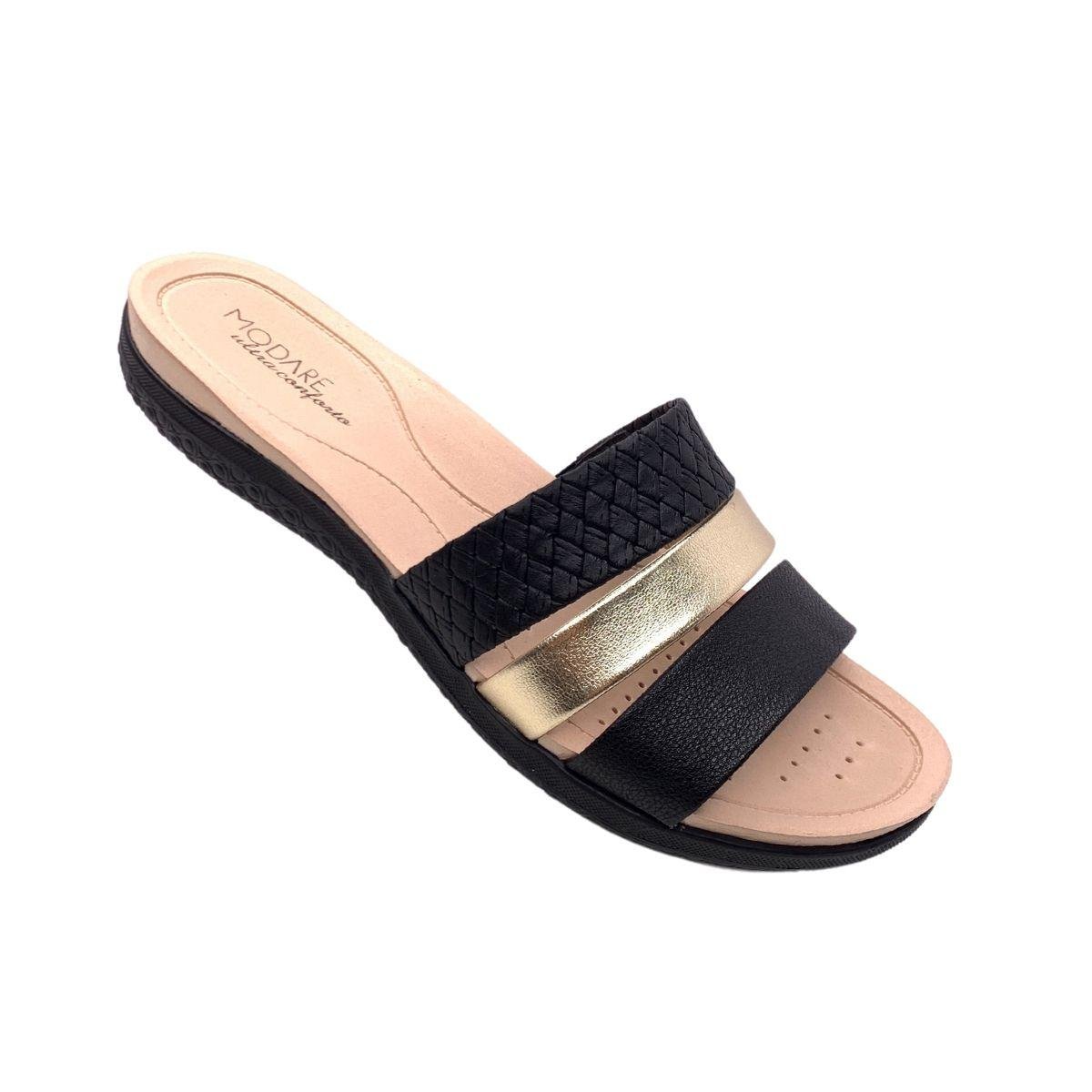 Tamanco Feminino Modare Anabela Conforto Preto 2