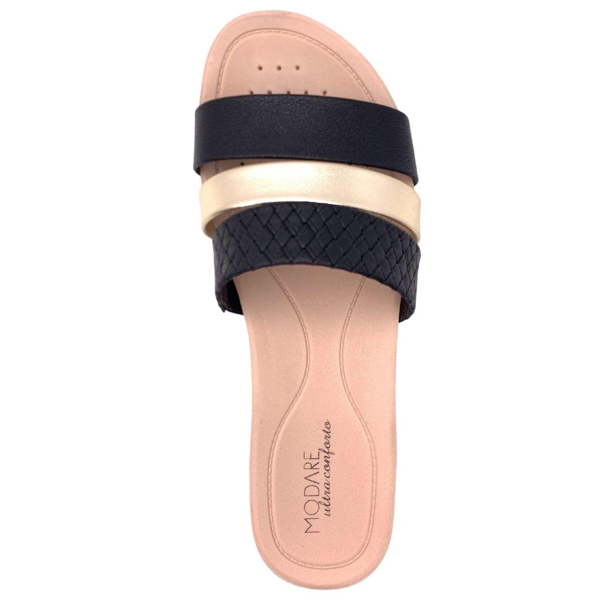 Tamanco Feminino Modare Anabela Conforto Preto 4