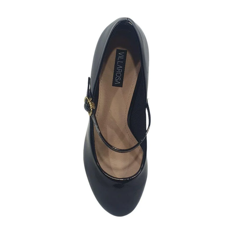 Sapato Feminino Villa Rosa Scarpin Boneca Preto 3