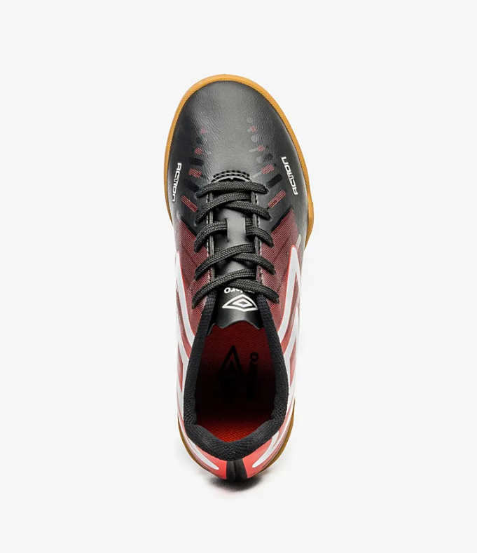 Chuteira Infantil Futsal Umbro Action Preto 4