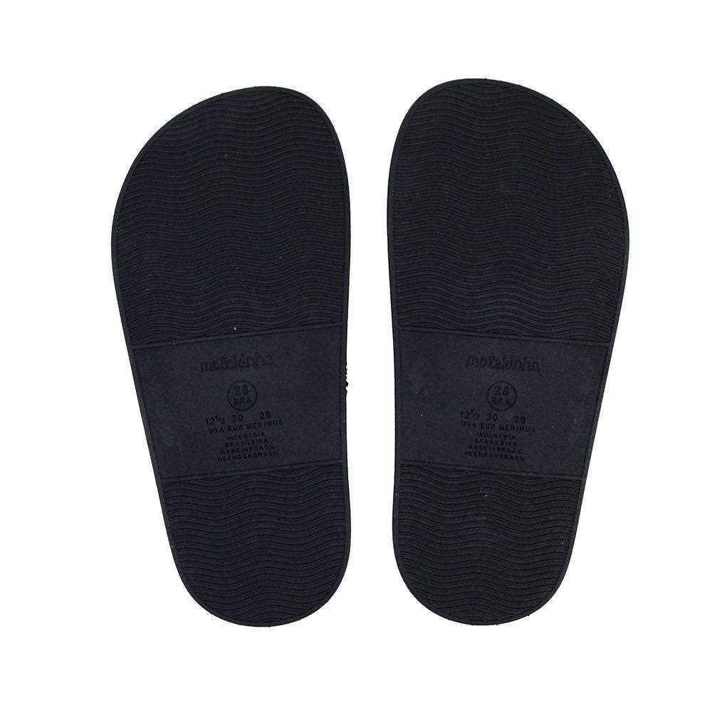 Sandália Infantil Menina Molekinha Papete Tiras Brilhantes Preto 5