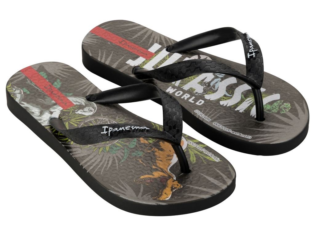 Chinelo Infantil Menino Ipanema Kids Jurassic Park II Preto 2
