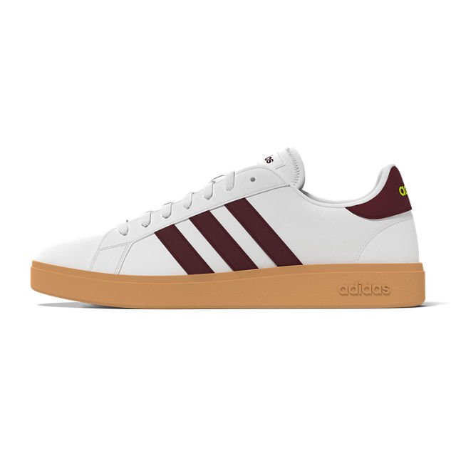 Tênis Masculino Adidas Grand Court Base 2.0 Branco 3