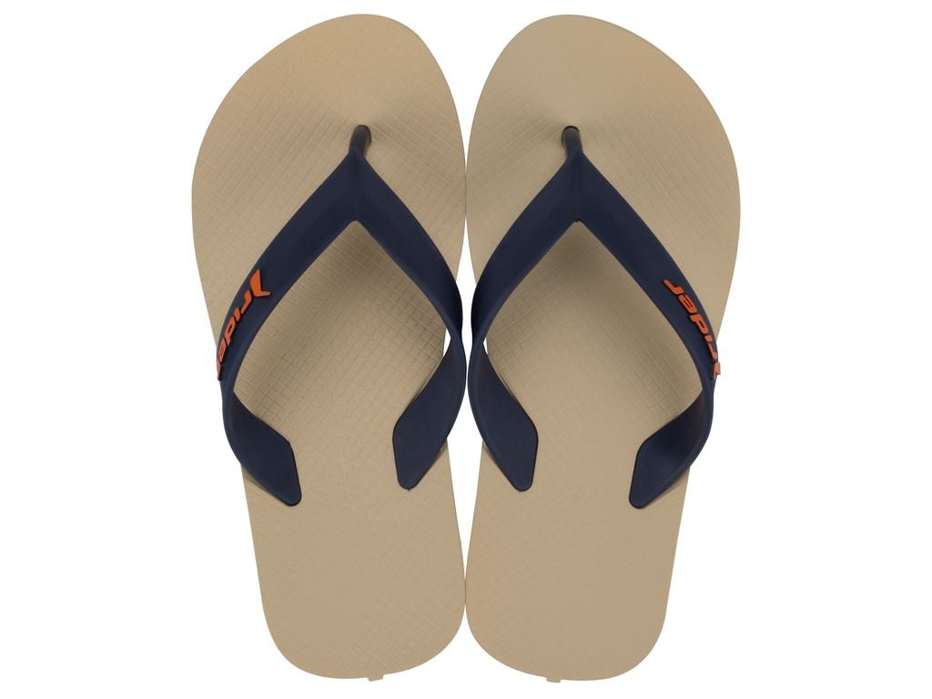 Chinelo Infantil Menino Rider Kids Feel Dedo Bege 2