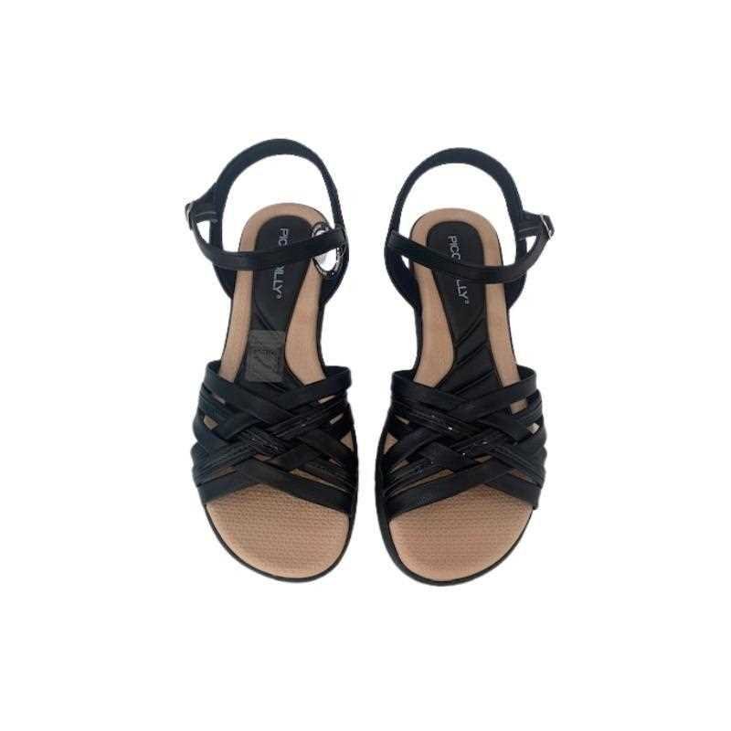 Sandália Feminina Piccadilly Conforto Preto 2