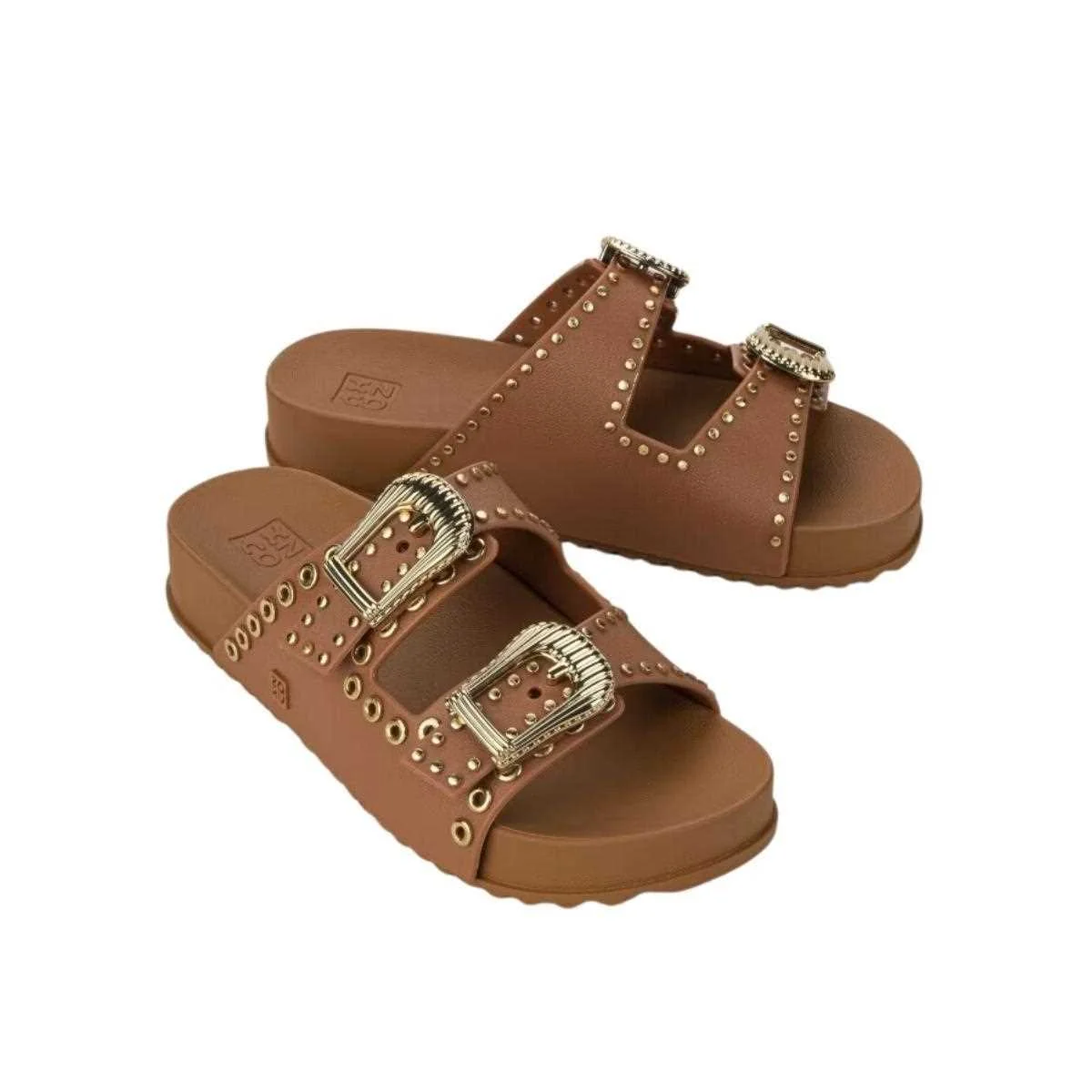 Tamanco Feminino Zaxy Hold Bege 2