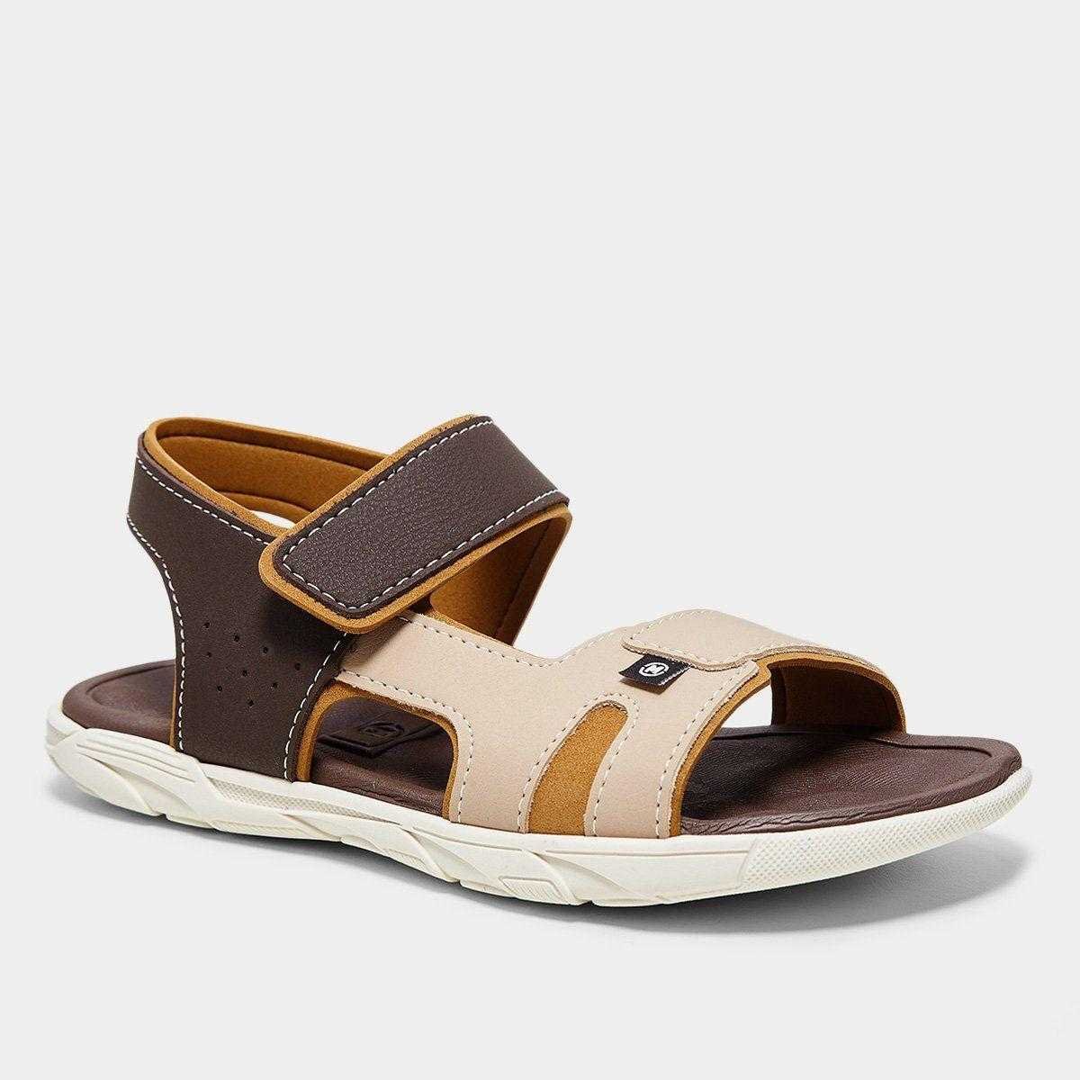 Sandália Infantil Menino Molekinho Conforto Bege 2