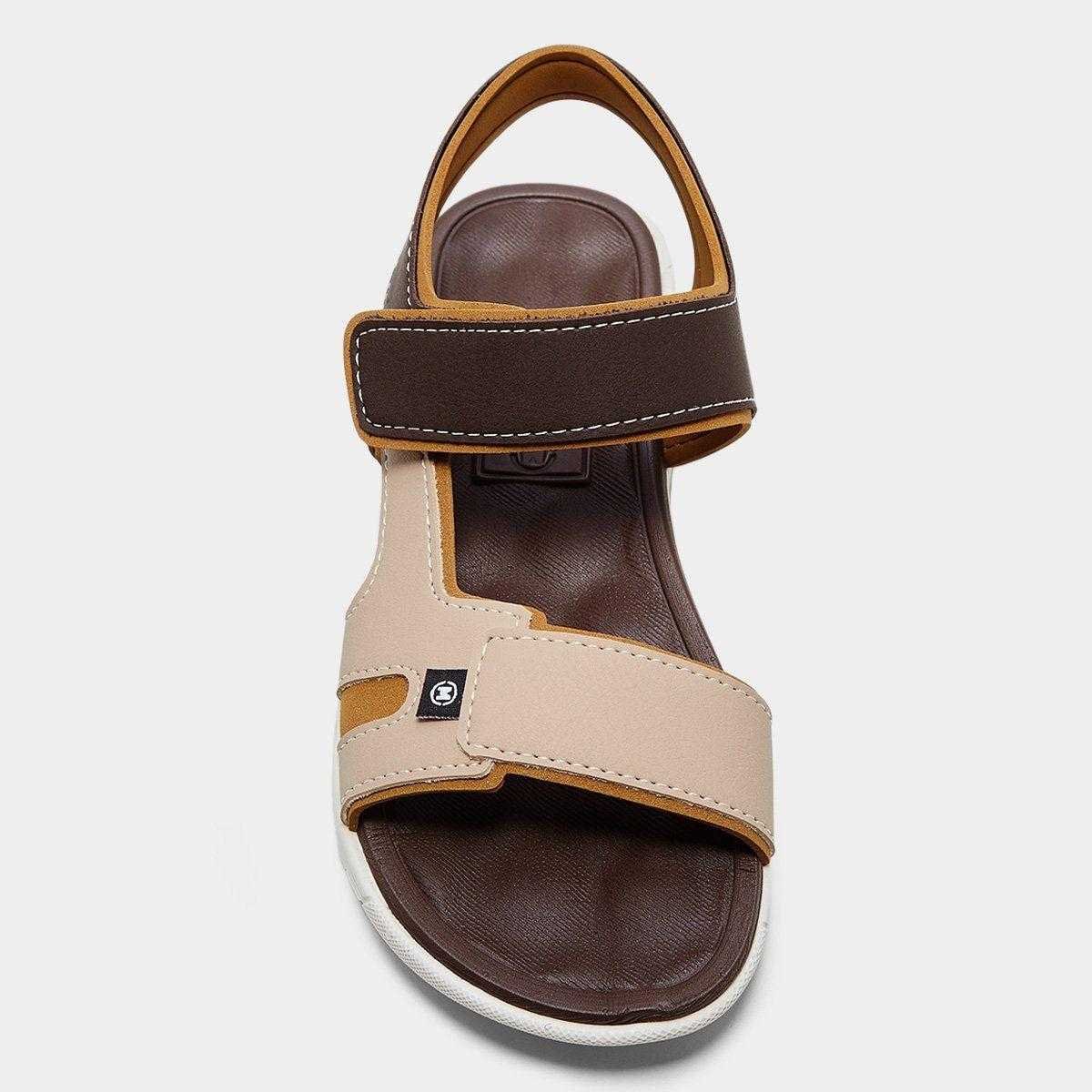 Sandália Infantil Menino Molekinho Conforto Bege 3