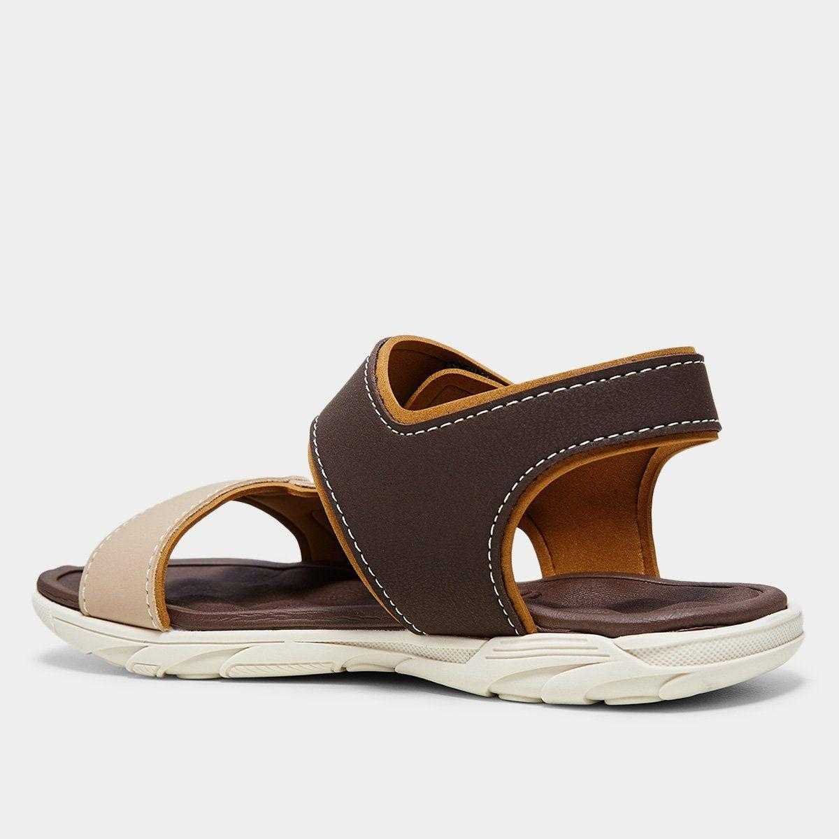 Sandália Infantil Menino Molekinho Conforto Bege 4