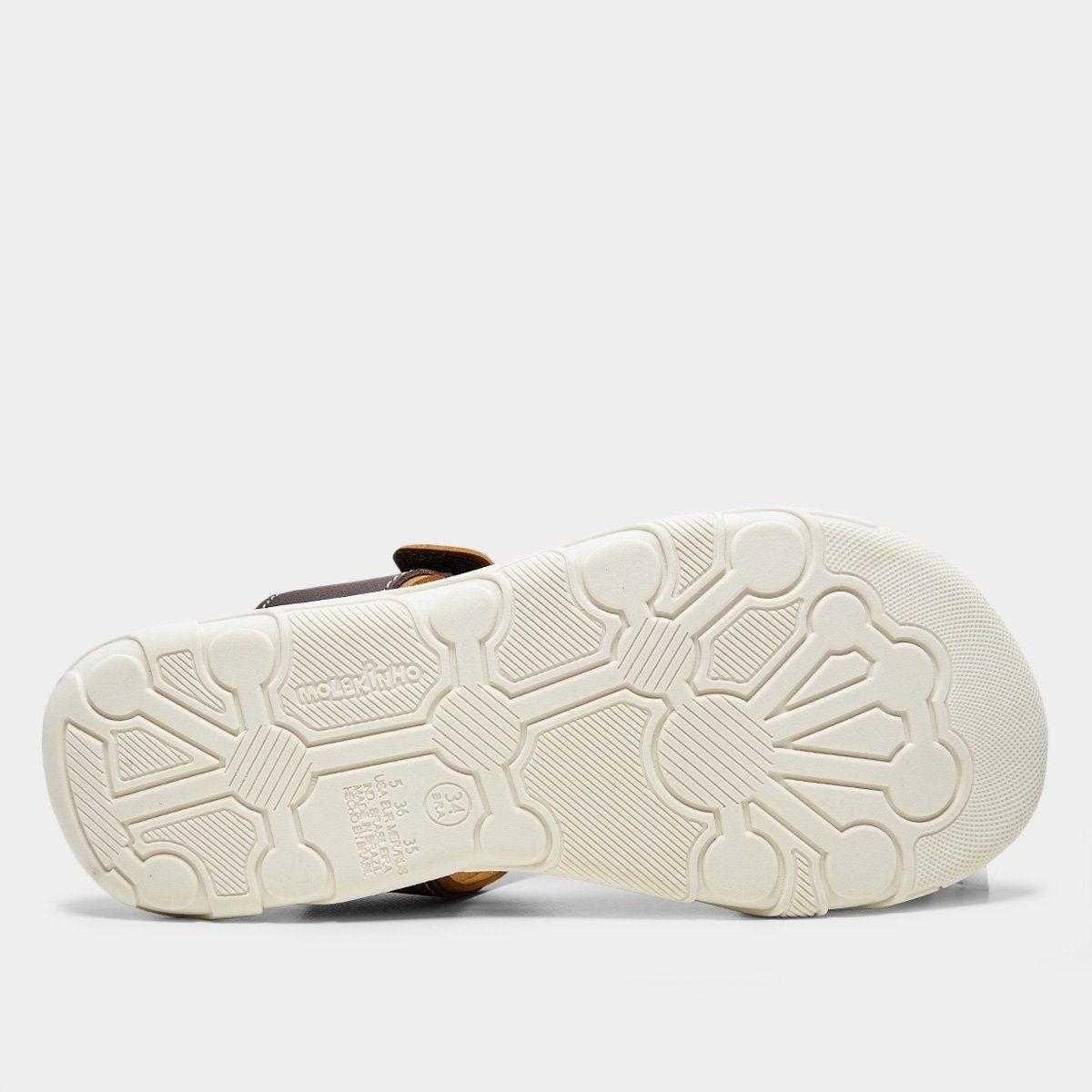 Sandália Infantil Menino Molekinho Conforto Bege 5