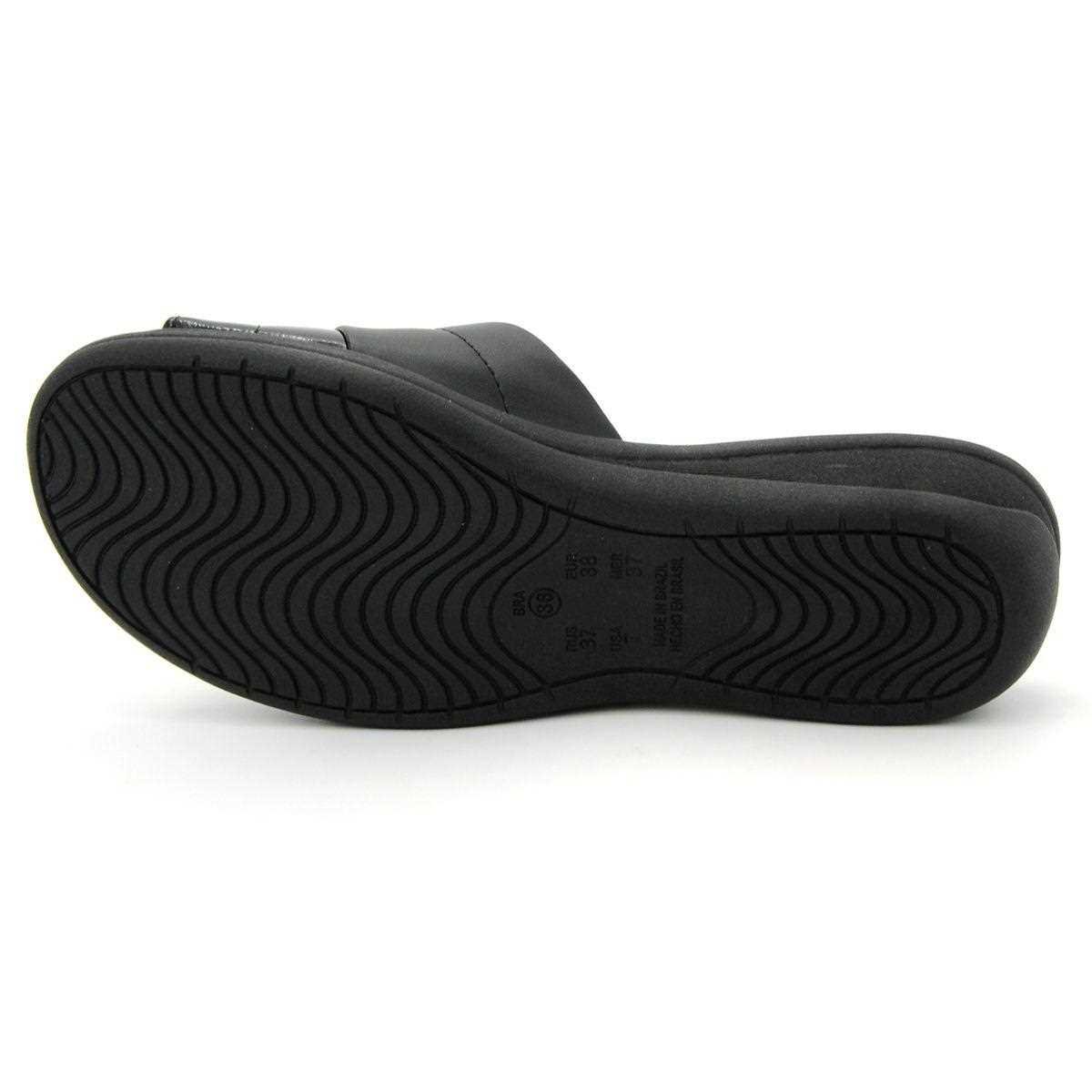 Tamanco Feminino Comfortflex Conforto Preto 4