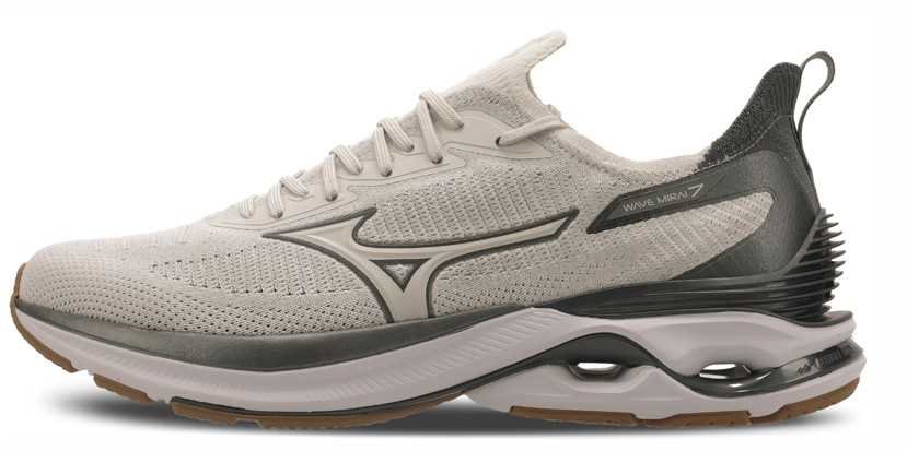 Tênis Masculino Mizuno Wave Mirai 7 Bege 2