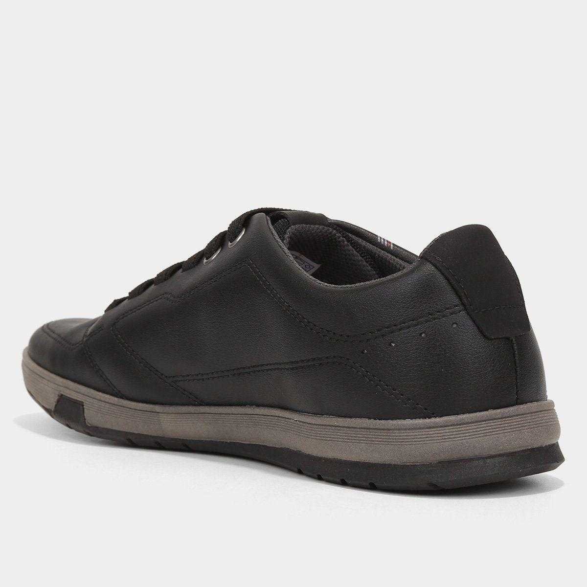Sapatênis Masculino Pegada Casual Preto 4