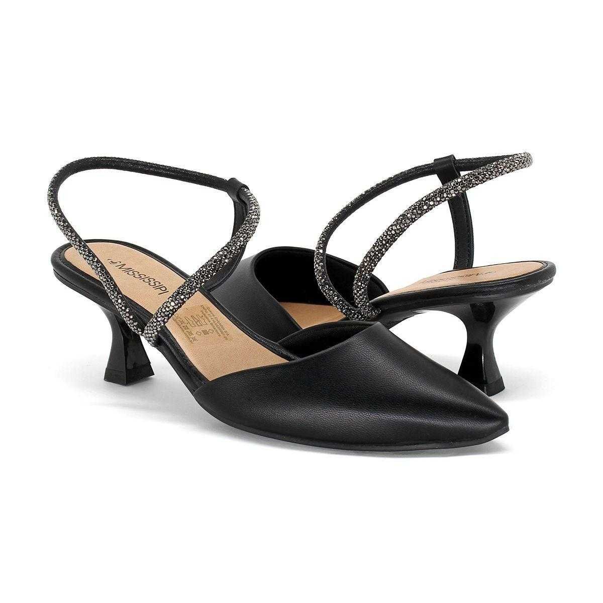 Sapato Feminino Mississipi Scarpin Preto 4