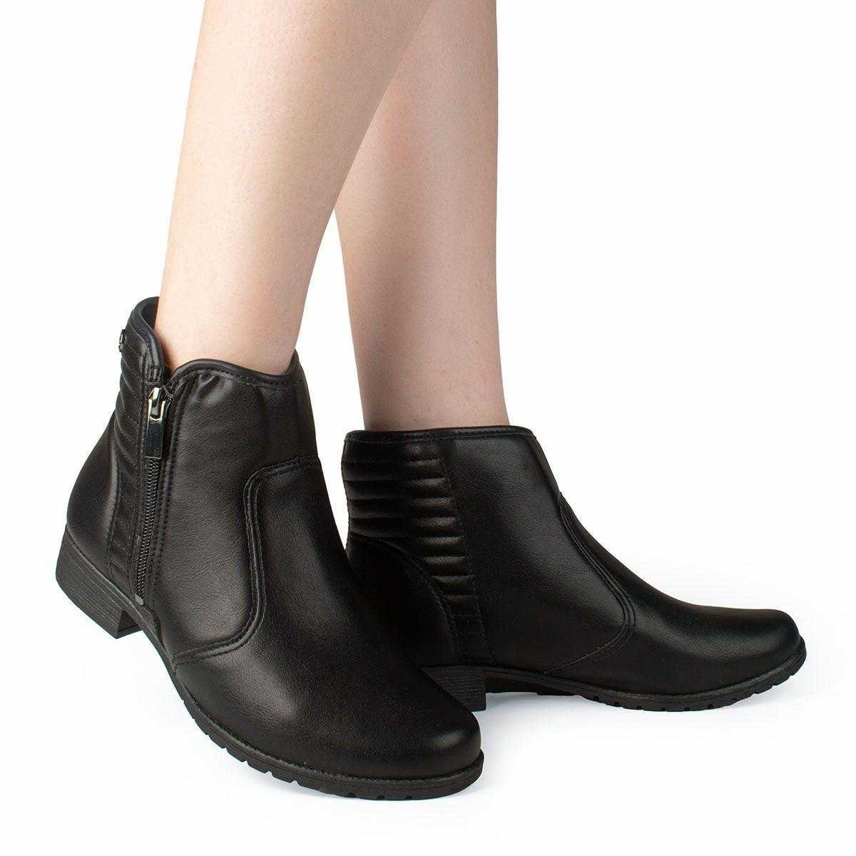 Bota Feminina Dakota Ankle Boot Morino Preto 4