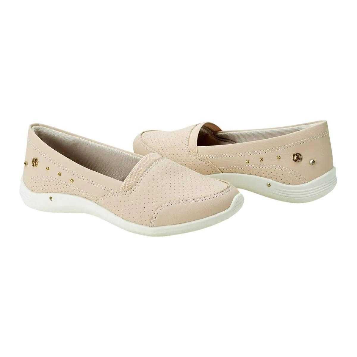 Sapatilha Feminina Kolosh Century Slip On Bege 2