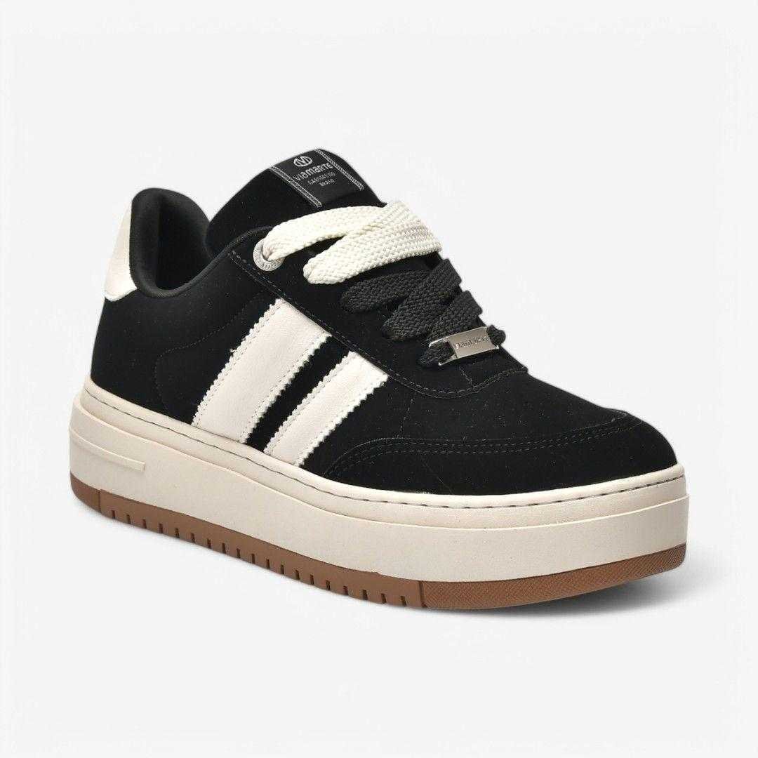 Tênis Feminino Via Marte Casual Sneaker Preto 2