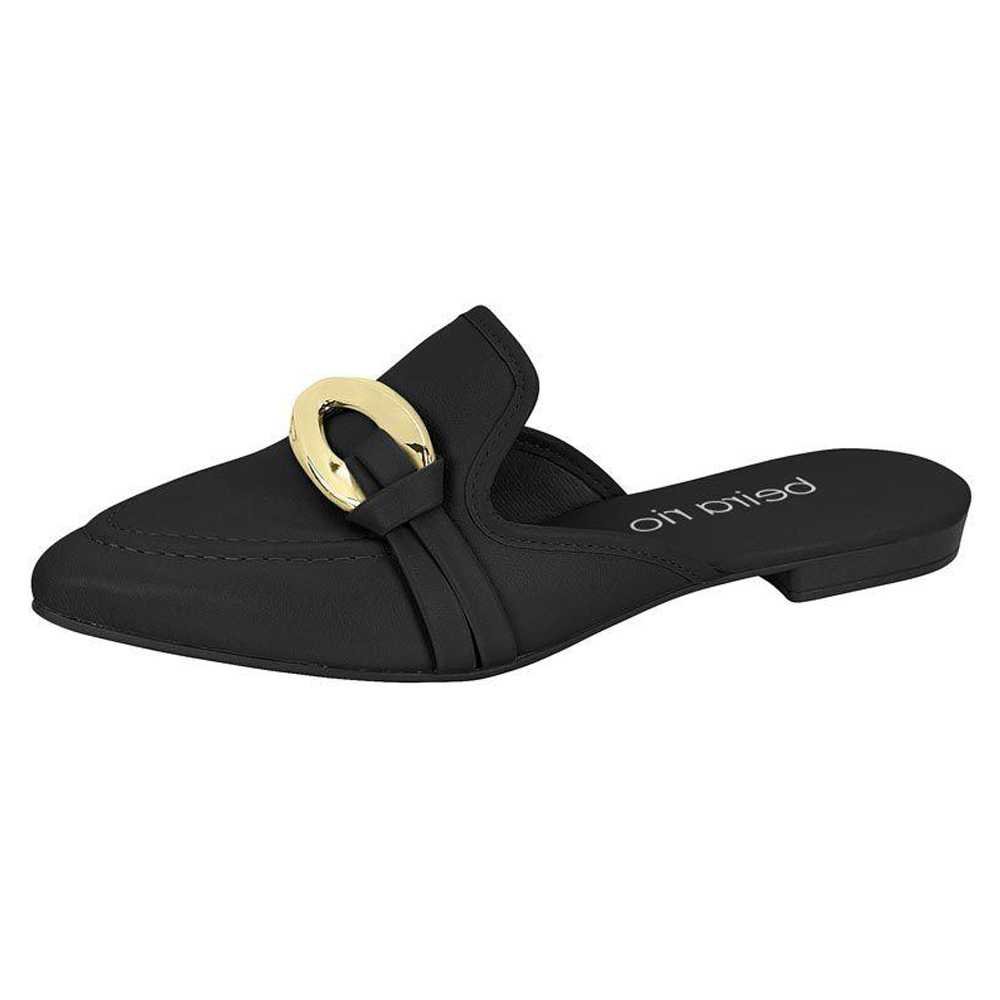 Sapato Feminino Beira Rio Mule Preto 2
