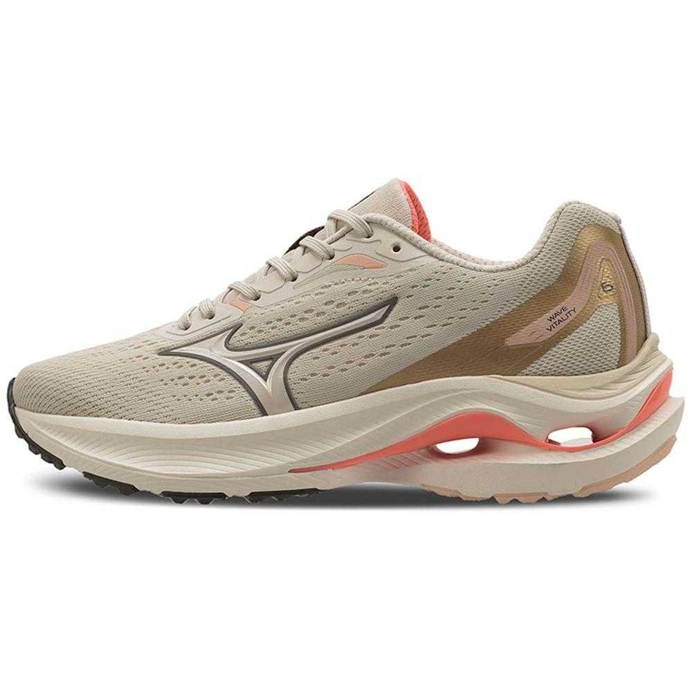 Tênis Feminino Mizuno Wave Vitality 6 Bege 1