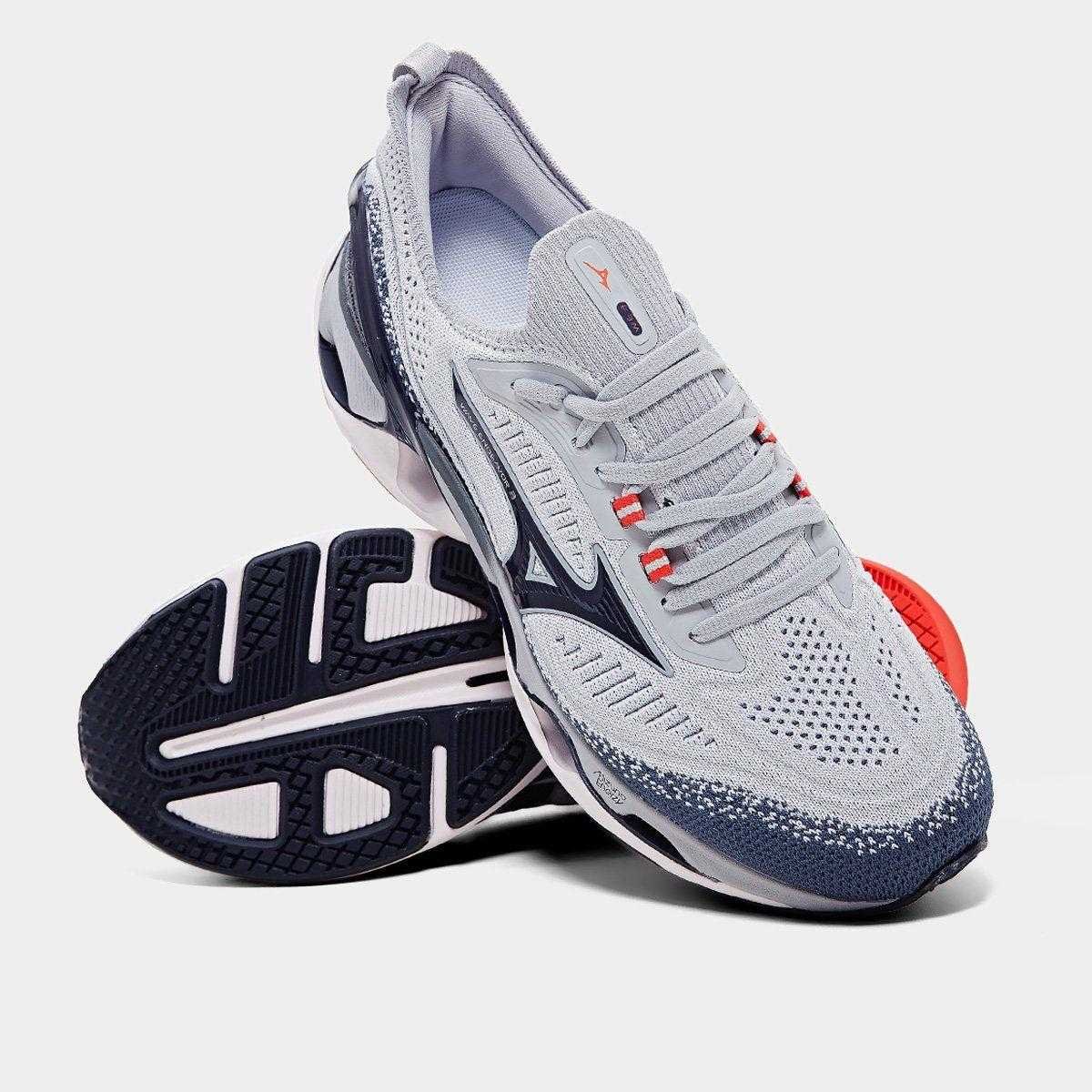 Tênis Masculino Mizuno Wave Endeavor 3 Cinza 2