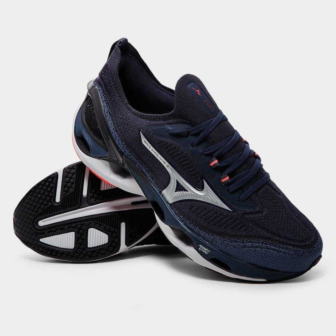 Tênis Masculino Mizuno Wave Endeavor 3 Azul