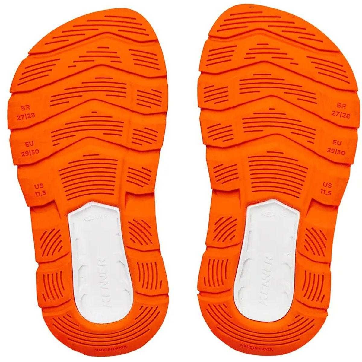Chinelo Infantil Menino Kenner Rakka Laranja 4