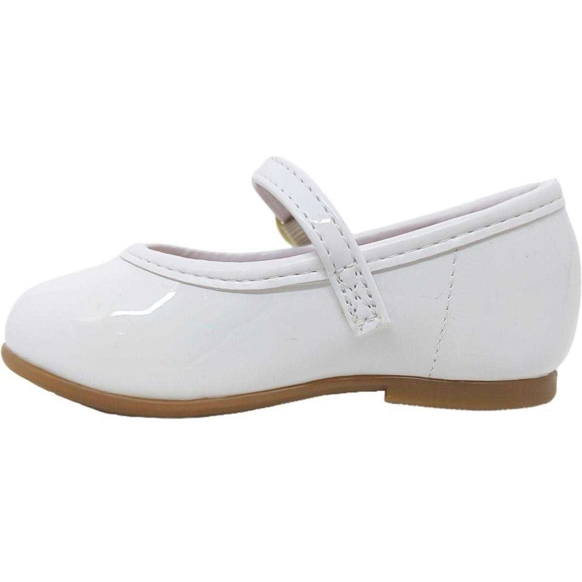 Sapatilha Infantil Menina Molekinha Boneca Branco 2