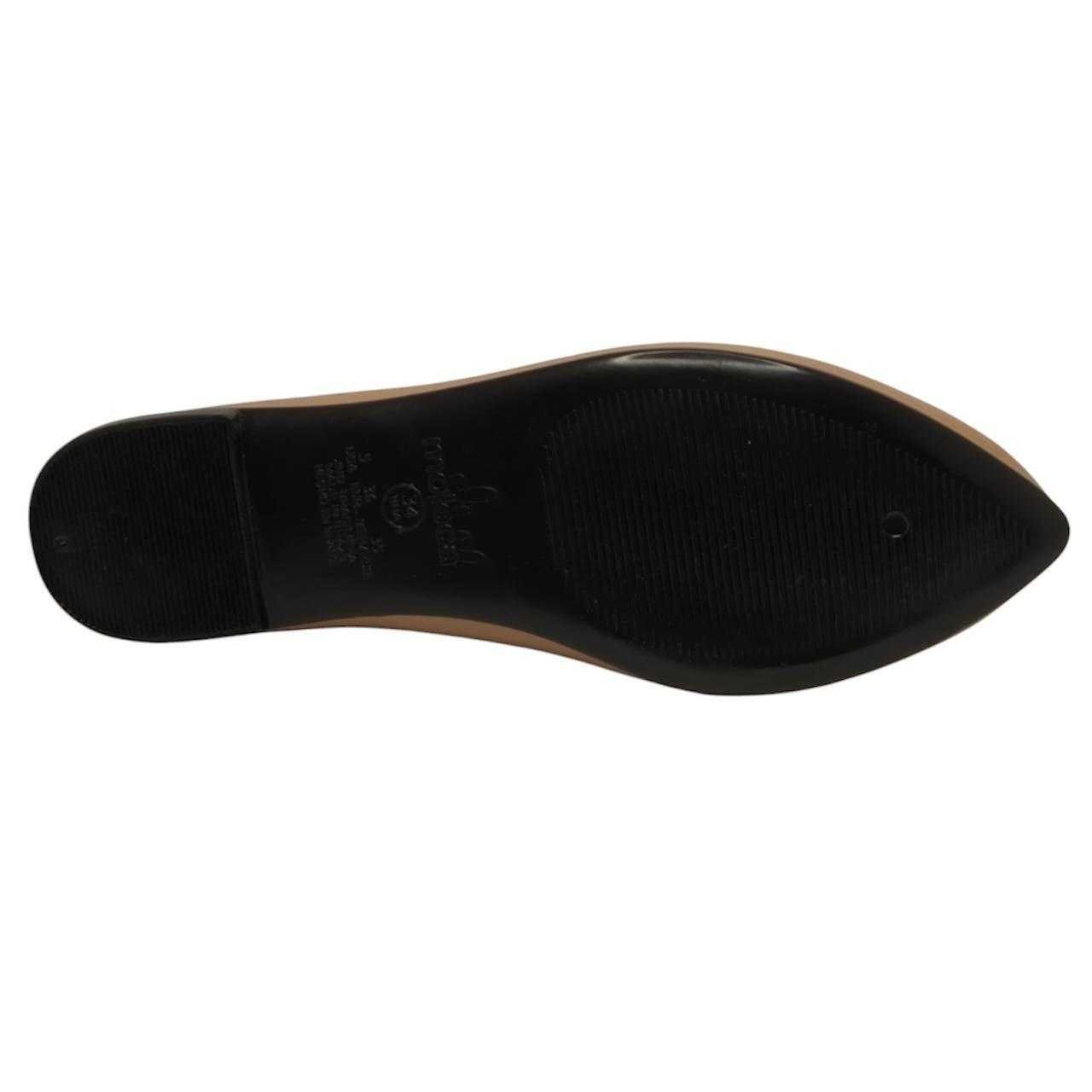 Sapatilha Feminino Moleca Bico Fino Preto 4