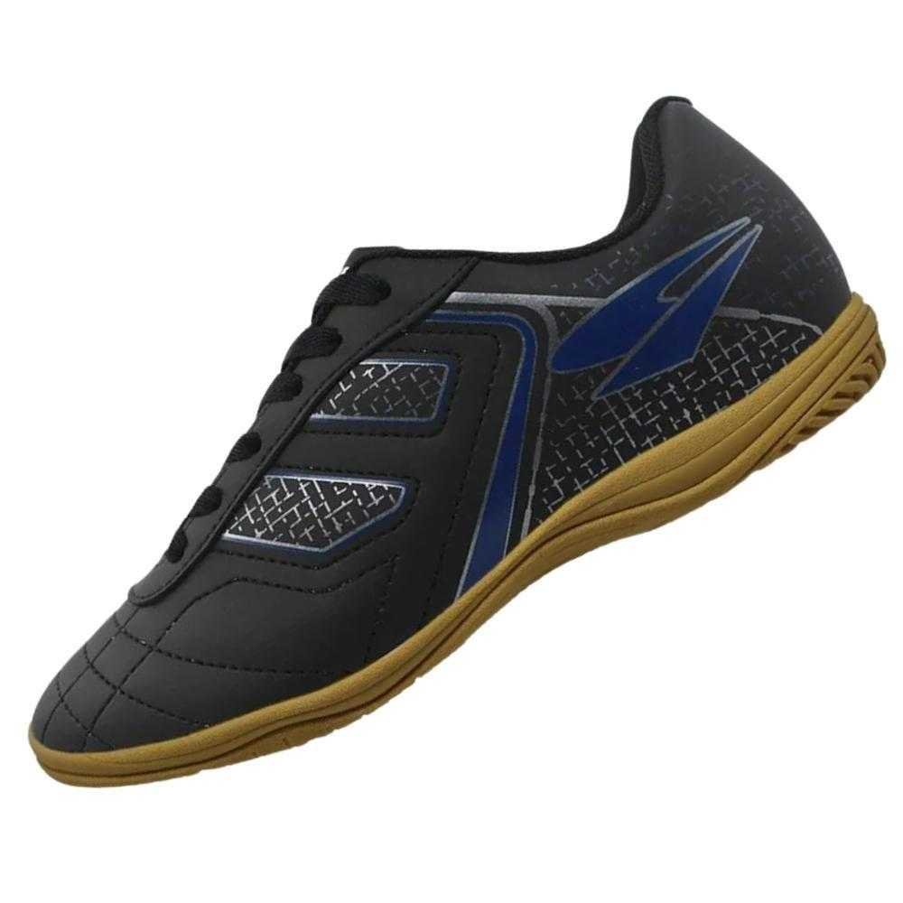 Chuteira Futsal Dray 305 Preto/Azul Marinho 3