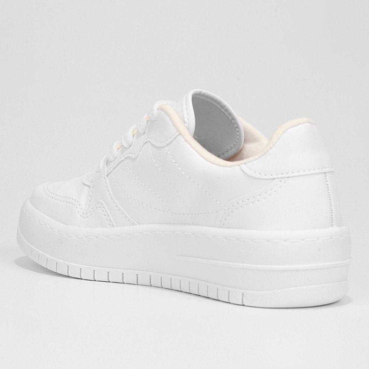 Tênis Feminino Vizzano Casual Leve Dia a Dia Branco 4