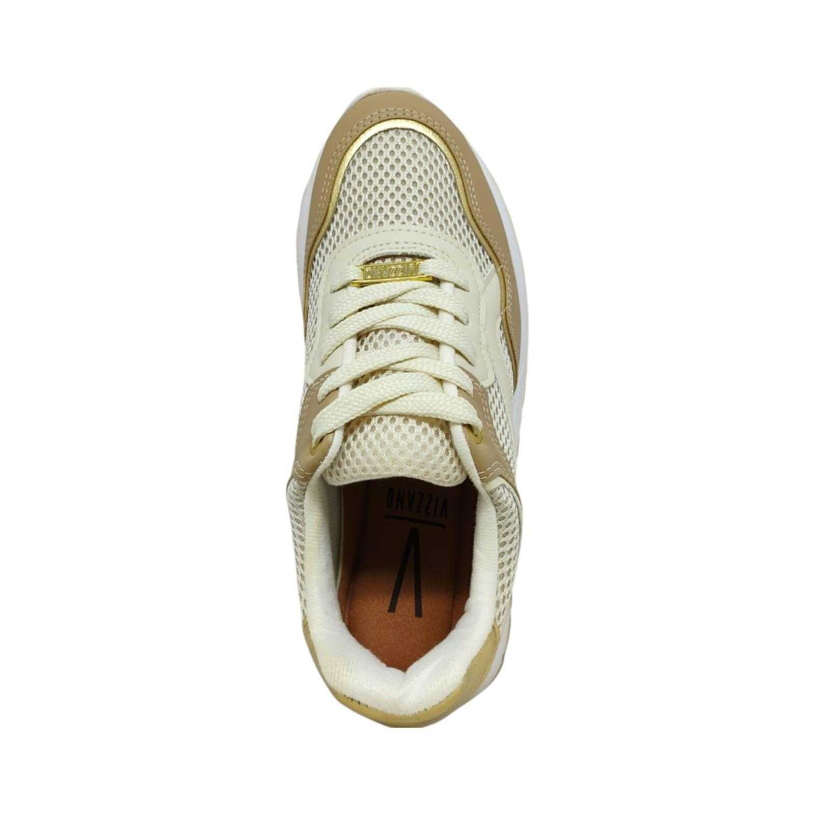 Tênis Feminino Vizzano Sneaker Casual Bege 3
