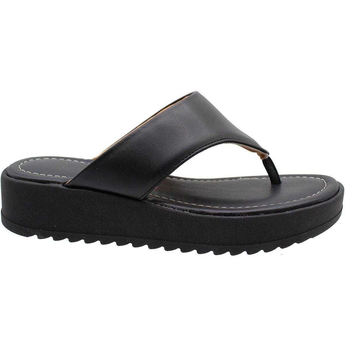 Tamanco Feminino Vizzano Flatform Confortável Preto 5