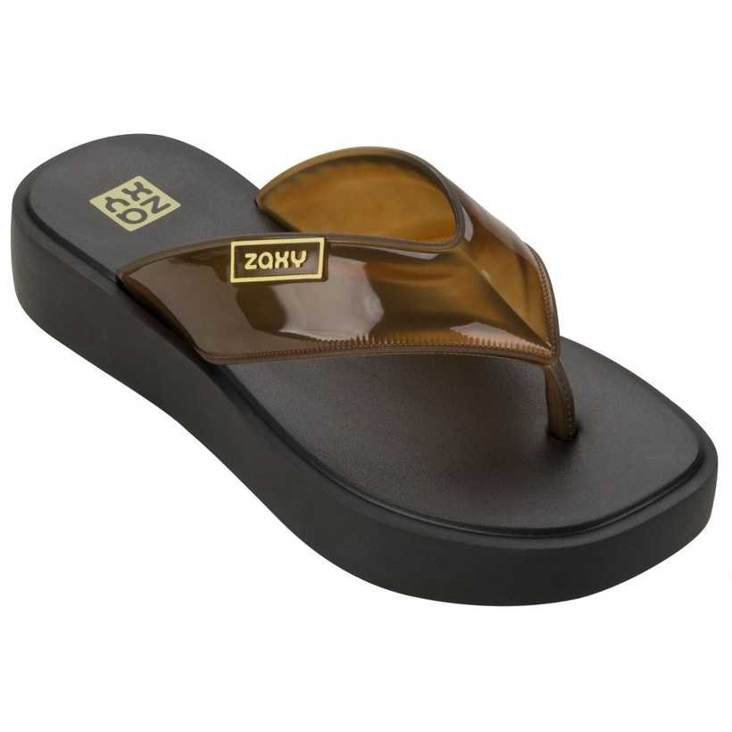 Tamanco Feminino Zaxy Trend Marrom 1