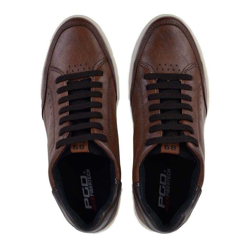 Sapatênis Masculino Pegada Casual Marrom 4