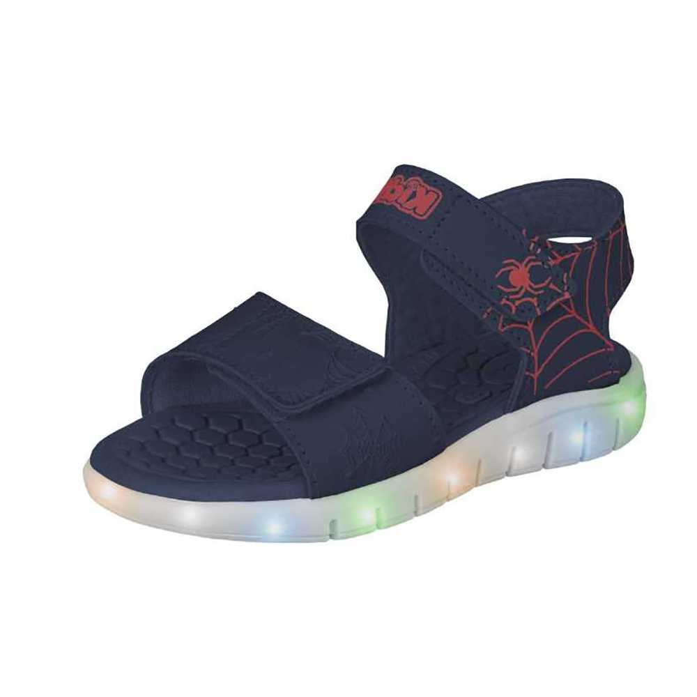 Sandália Infantil Menino Kidy Wave Light Luzes LED Azul Azul 2